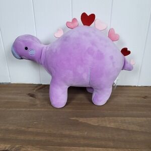 Purple Stegosaurus Dinosaur With Pink Hearts Pop! 2024